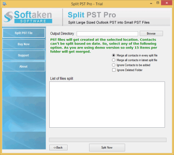 Easily Split Outlook PST Files by Size, Date, or Folder with Softaken Tool