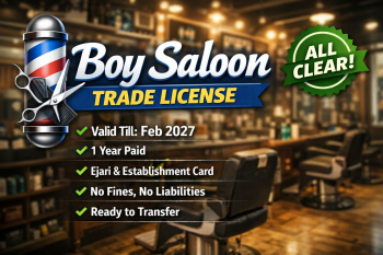 Gents Saloon Trade License Available 