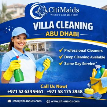 Villa Cleaning Services Abu Dhabi - expert Villa Cleaner
