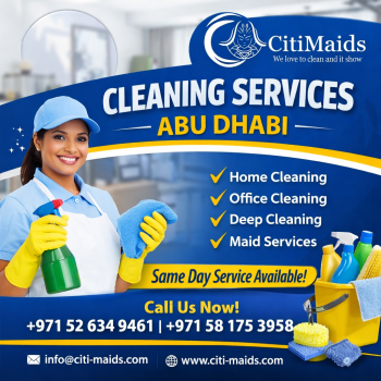Apartment Cleaning Services Abu Dhabi – Professional 1bhk , 2bhk , 3bhk Cleaning