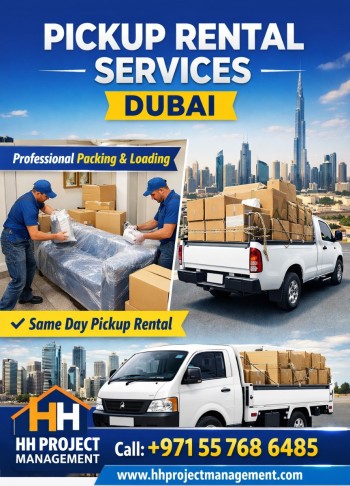 pickup rental uae Loading Unloading Services Dubai