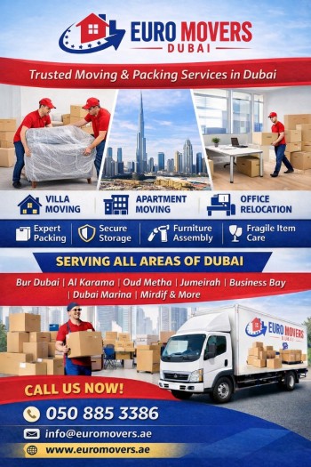 Movers and Packers in Dubai 50% off Rates Call Now 050 885 3386
