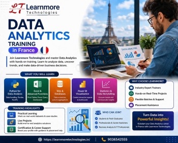 Data Analytics training in France | Learnmore Technologies