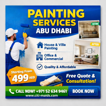 Painting Services Abu Dhabi | Professional House & Villa Painting Experts