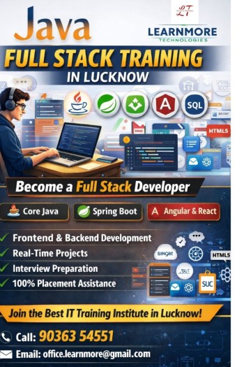 JAVA FULLSTACK Training in Lucknow – LEARNMORE TECHNOLOGIES