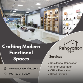 Retail Fit Out in Abu Dhabi UAE - Renovation Hub Dubai