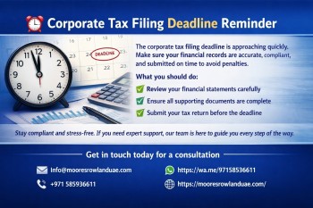 Corporate tax filing deadline reminder