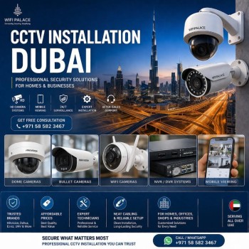 CCTV Installation Dubai 