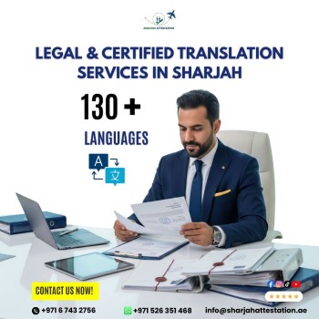 Professional Legal & Certified Translation Services in Sharjah!
