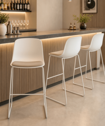 MONOBAR - UPHOLSTERED - Shell (White)