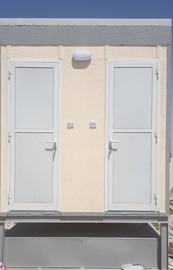 Portable Toilet Cabin – Ready to Use, Plumbing Installed size 2.4*1.8