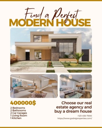 Beige Modern Real Estatet