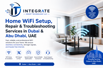 Home WiFi Setup, Repair & Troubleshooting Services in Dubai & Abu Dhabi, UAE