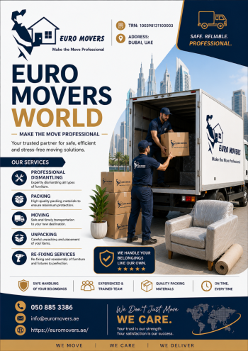 Movers in Abu Dhabi – Call Now 508853386