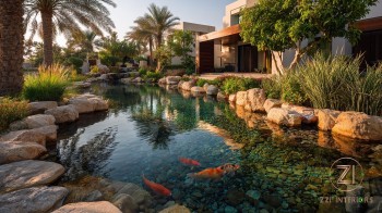 How a Garden Pond Can Transform the Look of Your Dubai Villa