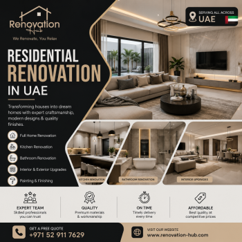 Top Rated Home Renovation Dubai - Renovation Company Renovation Hub