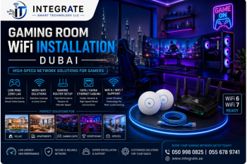Gaming Room WiFi Installation Dubai | High-Speed Network Solutions for Serious Gamers