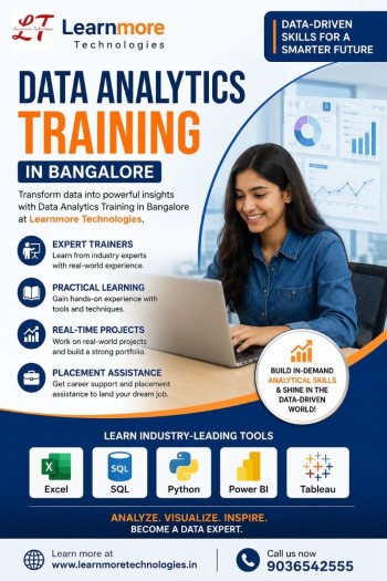 Data Analytics Training in Bangalore | Learnmore Technologies