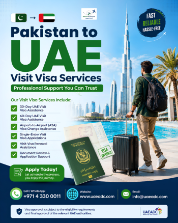 Pakistan to UAE Visit Visa Services – Professional Support You Can Trust
