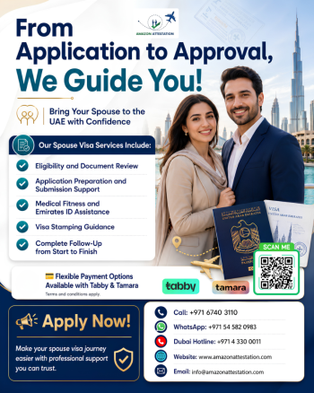 UAE Spouse Visa Support You Can Trust