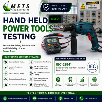 Hand Held Power Tools Testing