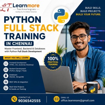 Python Full Stack Training in Chennai - Learnmore Technologies