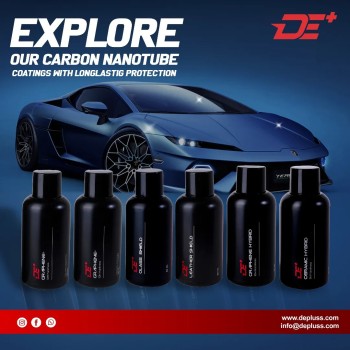 Explore our carbon nanotubes coating with long lasting protection www.depluss.cominfodepluss.c Ceramic Coating Distributor UAE | Depluss