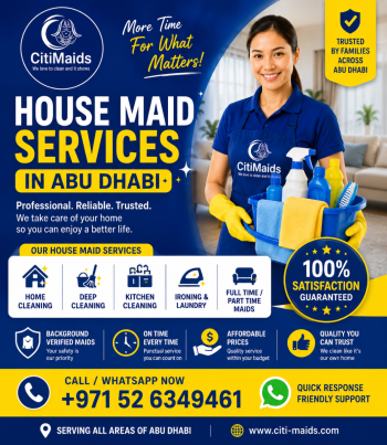 Deep Cleaning Services Al Reem Island Abu Dhabi - Professional House Deep Cleaners