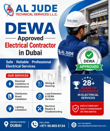 DEWA Approved Contractor Dubai | Contact @568658134