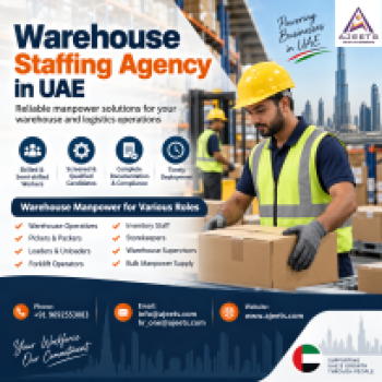 Warehouse Staffing Agency in UAE – AJEETS