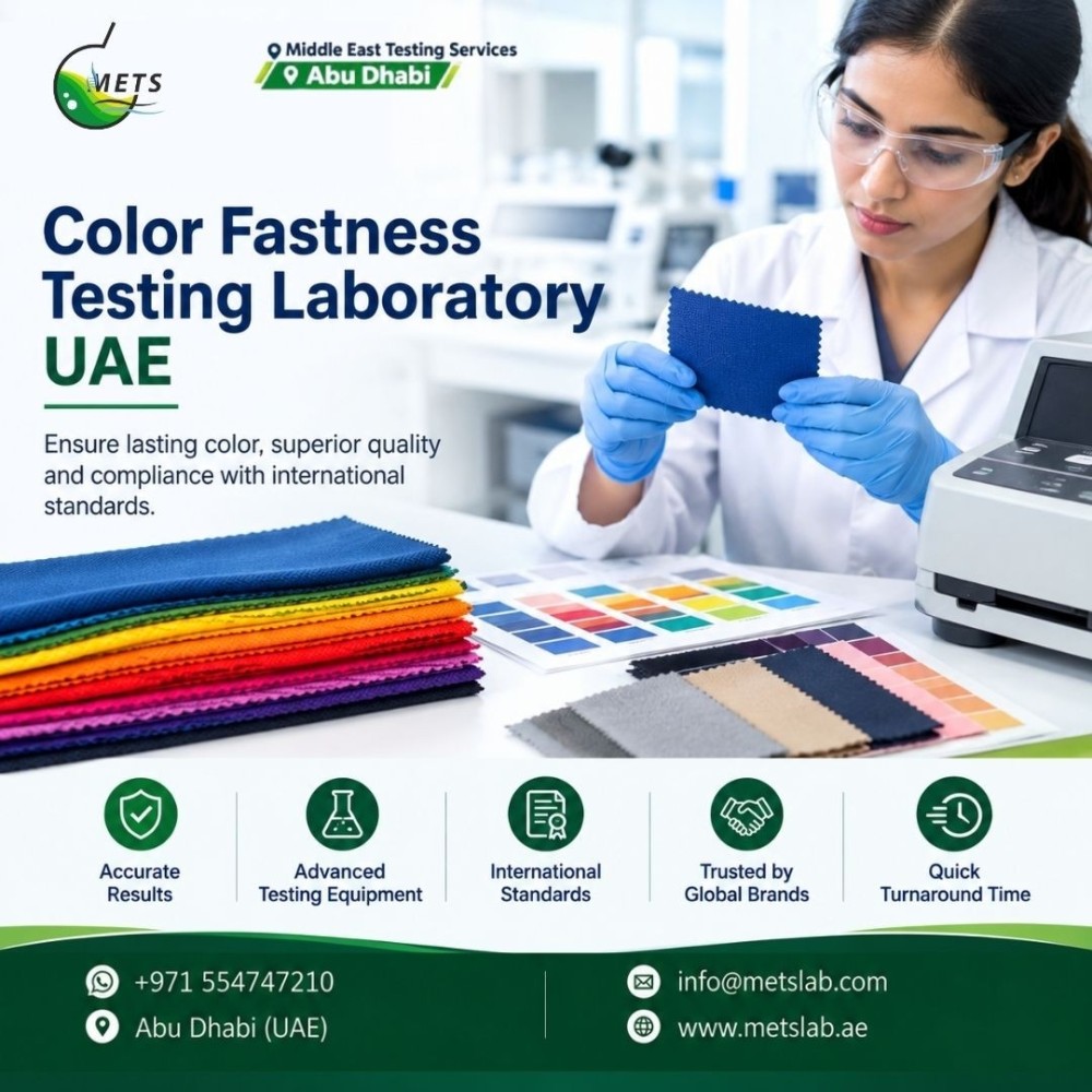 Color Fastness Testing for Textiles UAE