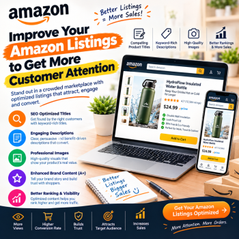Improve Your Amazon Listings to Get More Customer Attention