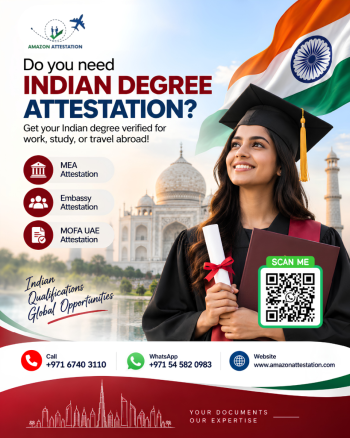 Indian Degree Attestation in Ajman – UAE