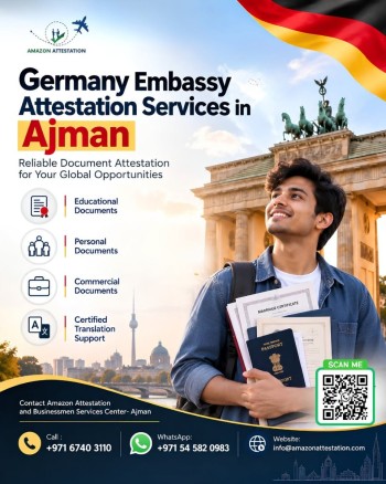 Germany Embassy Attestation Services in Ajman