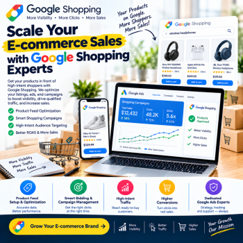 Scale Your E-commerce Sales with Google Shopping Experts