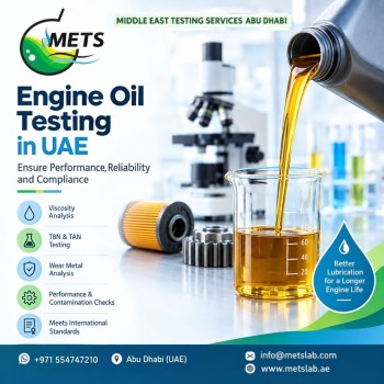 Used Engine Oil Testing UAE for Lubricant Condition Analysis
