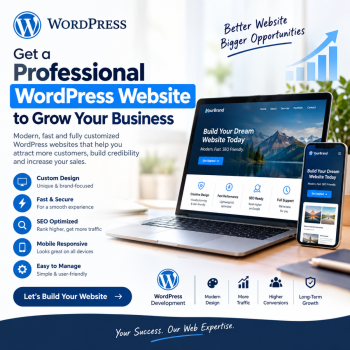Get a Professional WordPress Website to Grow Your Business