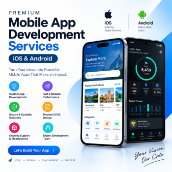 Premium Mobile App Development Services - iOS & Android