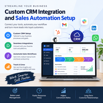 Custom CRM Integration and Sales Automation Setup