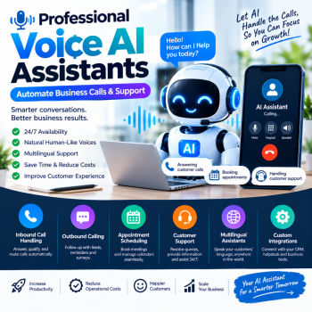 Professional Voice AI Assistants - Automate Business Calls & Support