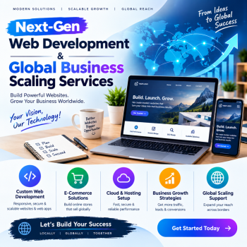 Next-Gen Web Development & Global Business Scaling Services