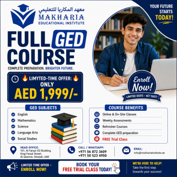 4.	GED classes near me 