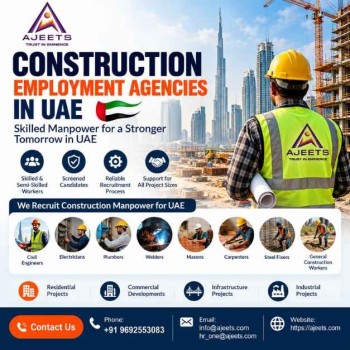 Construction Employment Agencies in UAE: Build Your Workforce with AJEETS