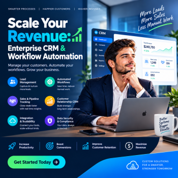 Scale Your Revenue: Enterprise CRM & Workflow Automation