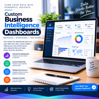 Custom Business Intelligence Dashboards