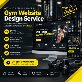 Custom Gym Website Design Services