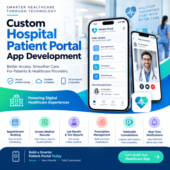 Custom Hospital Patient Portal App Development