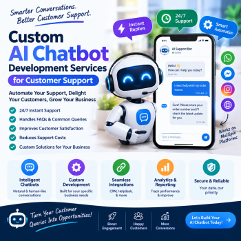 Custom AI Chatbot Development Services for Customer Support