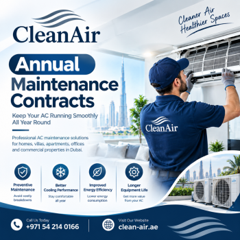 Annual AC Maintenance Contract Dubai | Clean Air UAE