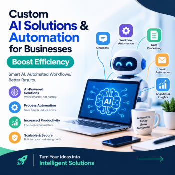 Custom AI Solutions & Automation for Businesses - Boost Efficiency